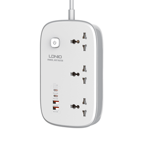 LDNIO 65W 2 x USB-C / 2 x USB-A Power Socket (UK)
