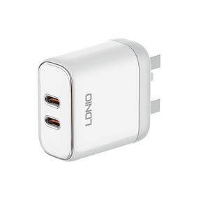 LDNIO 35W Dual USB-C MFI Certified Fast Charger (UK)