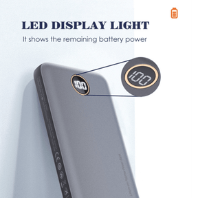 LDNIO 10000mAh Ultra Slim LED Digital Display Fast Charging PowerBank
