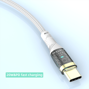 Earldom USB-A to USB-C Braided Cable (1M)