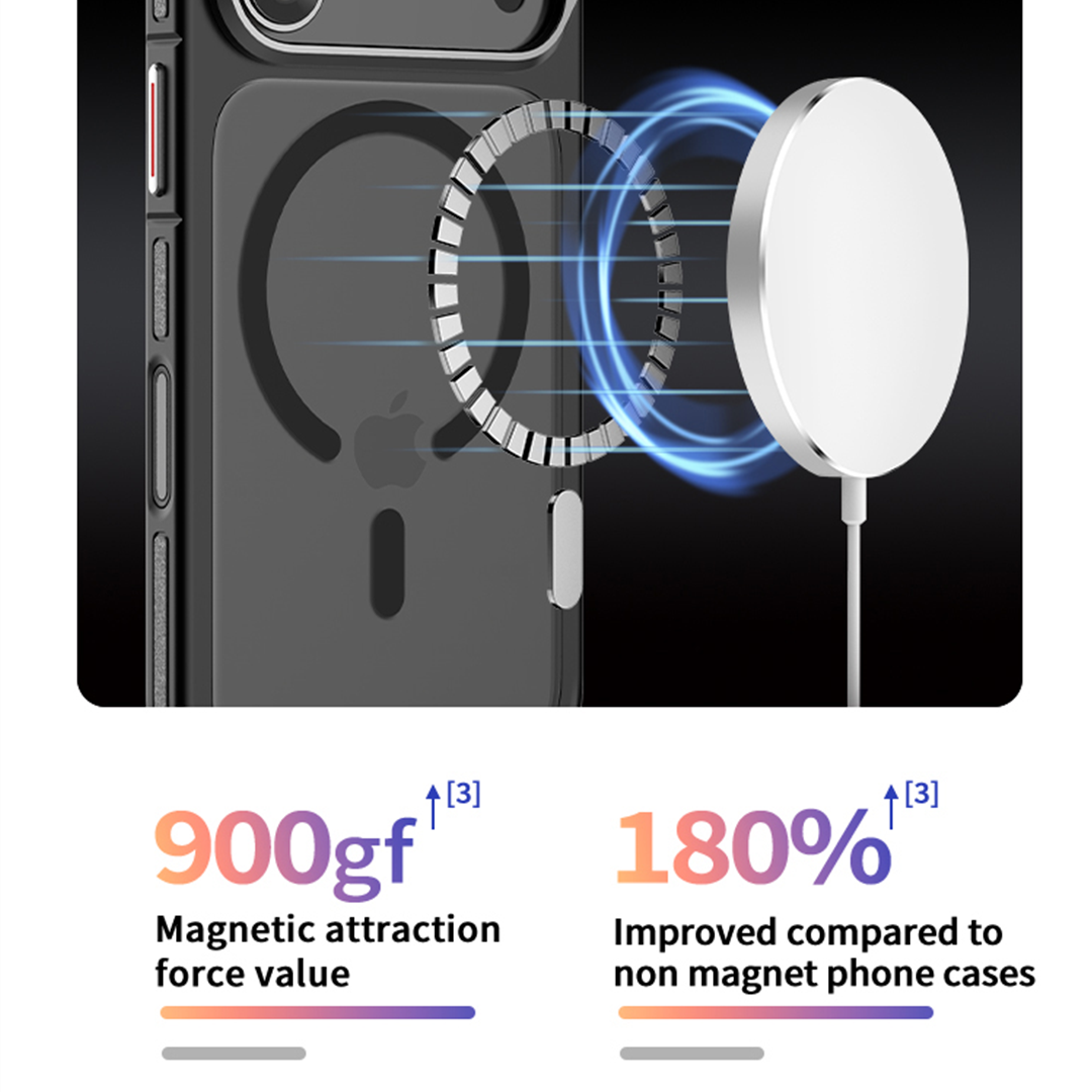 WLONS 2-Tone Hard Thermoplastic Magnetic Case for iPhone 17 Series