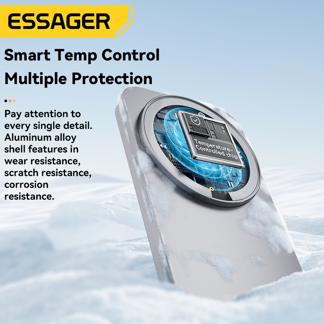 Essager Qi2 25W 2-in-1 Wireless Desktop Charger