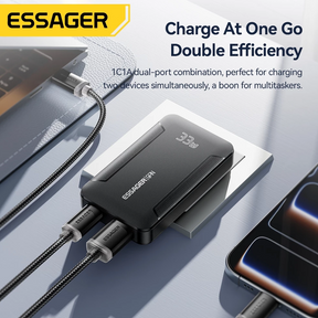 Essager 33W Gallium Nitride Ultra Thin Fast Travel Charger
