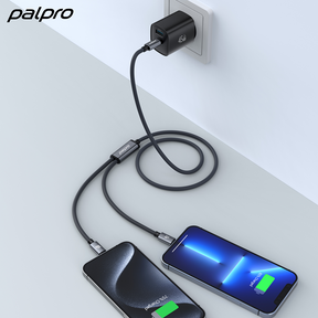 Palpro 2-in-1 USB-C Fast Charging Braided Cable (1.2m)