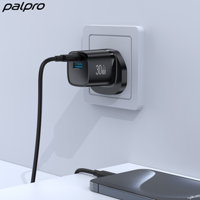 Palpro 30W GaN Dual Port USB-C+USB-A PD Charger