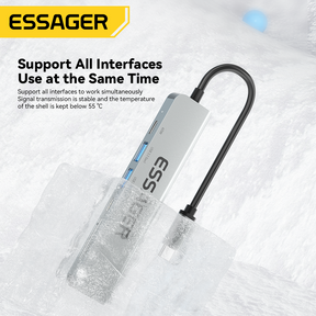 Essager 7-in-1 USB-C Hub with 4K HDMI Output