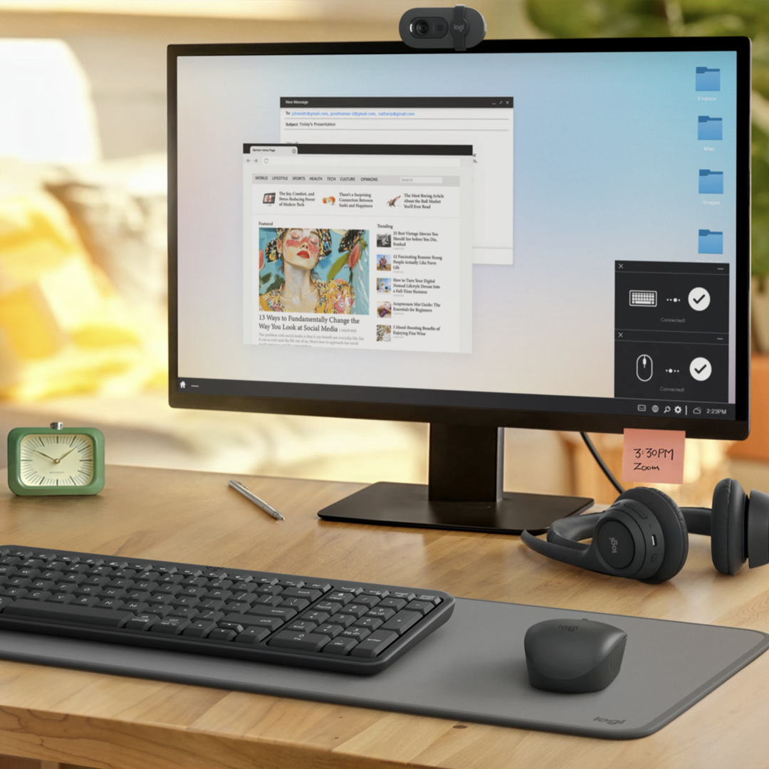 Logitech MK250 Compact Bluetooth® Wireless Combo