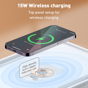 LDNIO Power Management Box with 15W Wireless Charging