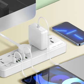 LDNIO 6 x USB-A Ports with 5 x AC Power Socket