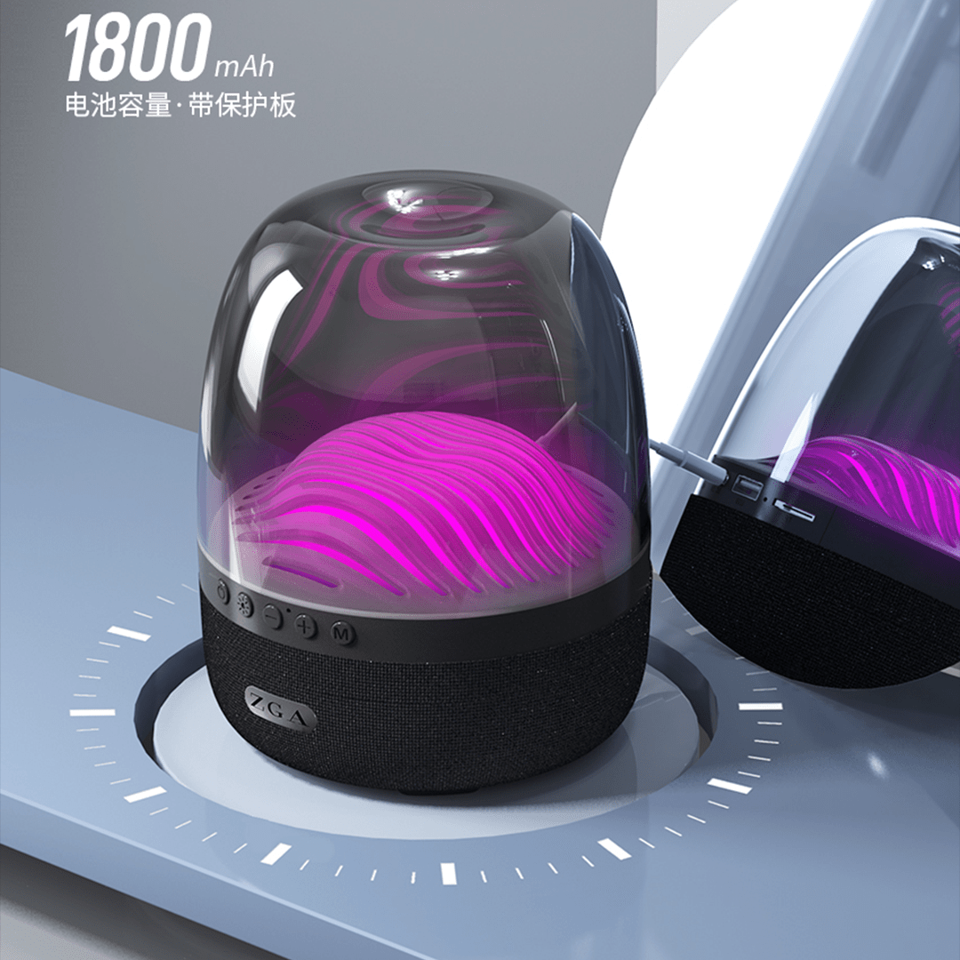 ZGA RGB 360° Rhythmic Wireless Bluetooth AI Speaker