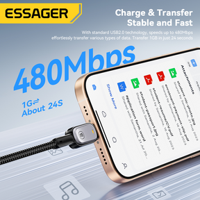 Essager Pure Zen 100W USB-C Variable Light Charging Cable (2M)