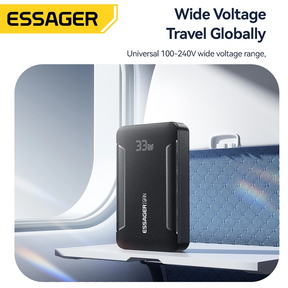 Essager 33W Gallium Nitride Ultra Thin Fast Travel Charger