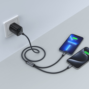 Palpro 2-in-1 USB-C Fast Charging Braided Cable (1.2m)