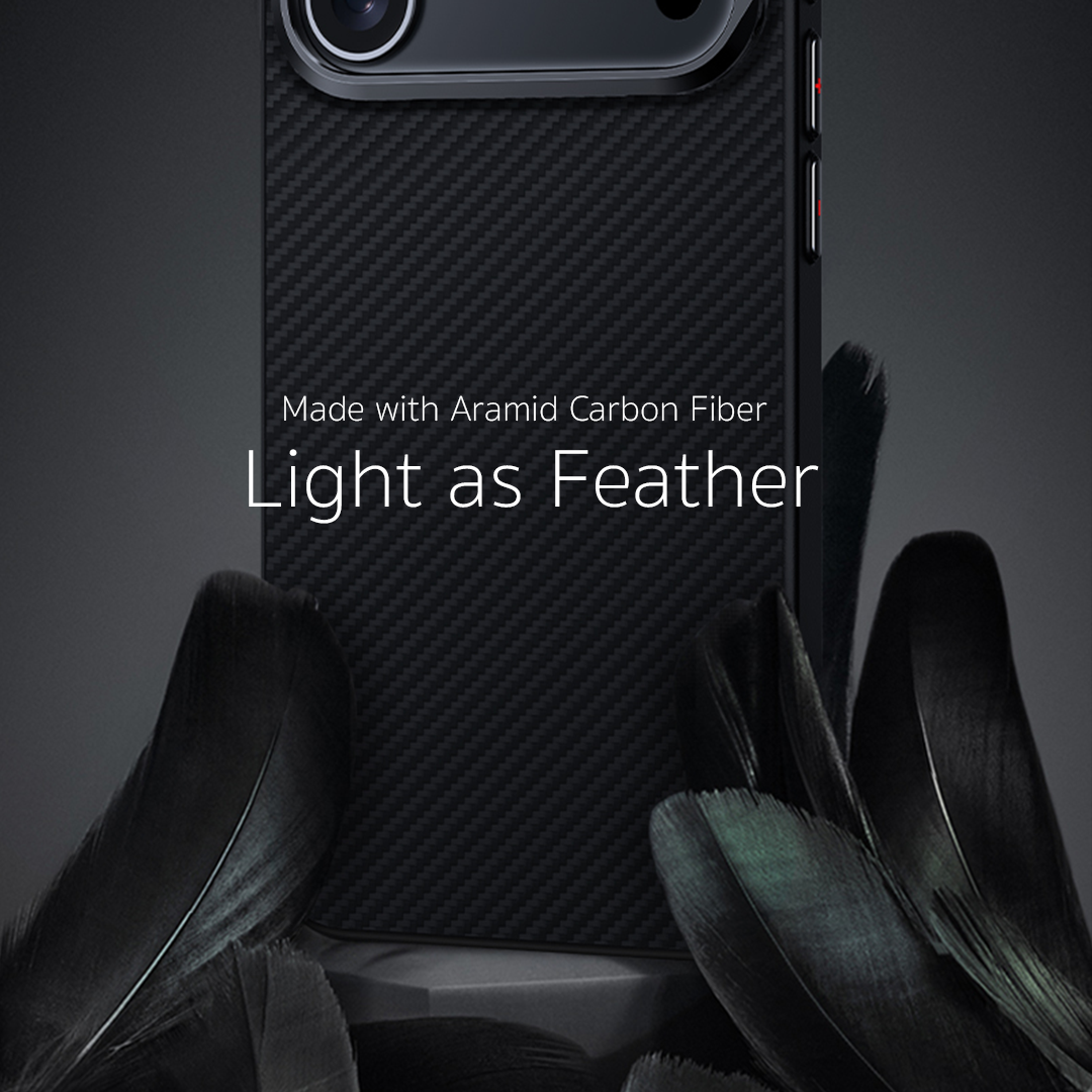 WLONS Kevlar Carbon Fiber Magnetic Case for iPhone 17 Series
