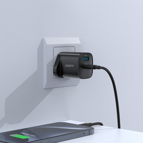 Palpro 45W GaN Dual Port USB-C+USB-A PD Charger