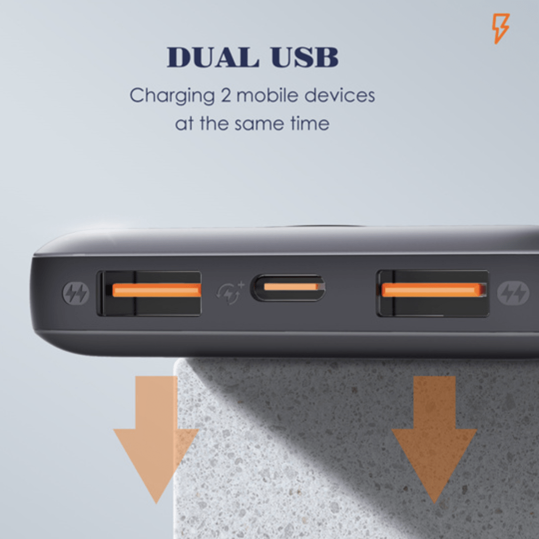 LDNIO 10000mAh Ultra Slim LED Digital Display Fast Charging PowerBank