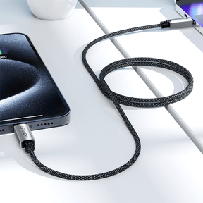 AceFast PD 60W USB-C Fast Charging Aluminum Alloy Braided Power Indicating Cable (1.2M)