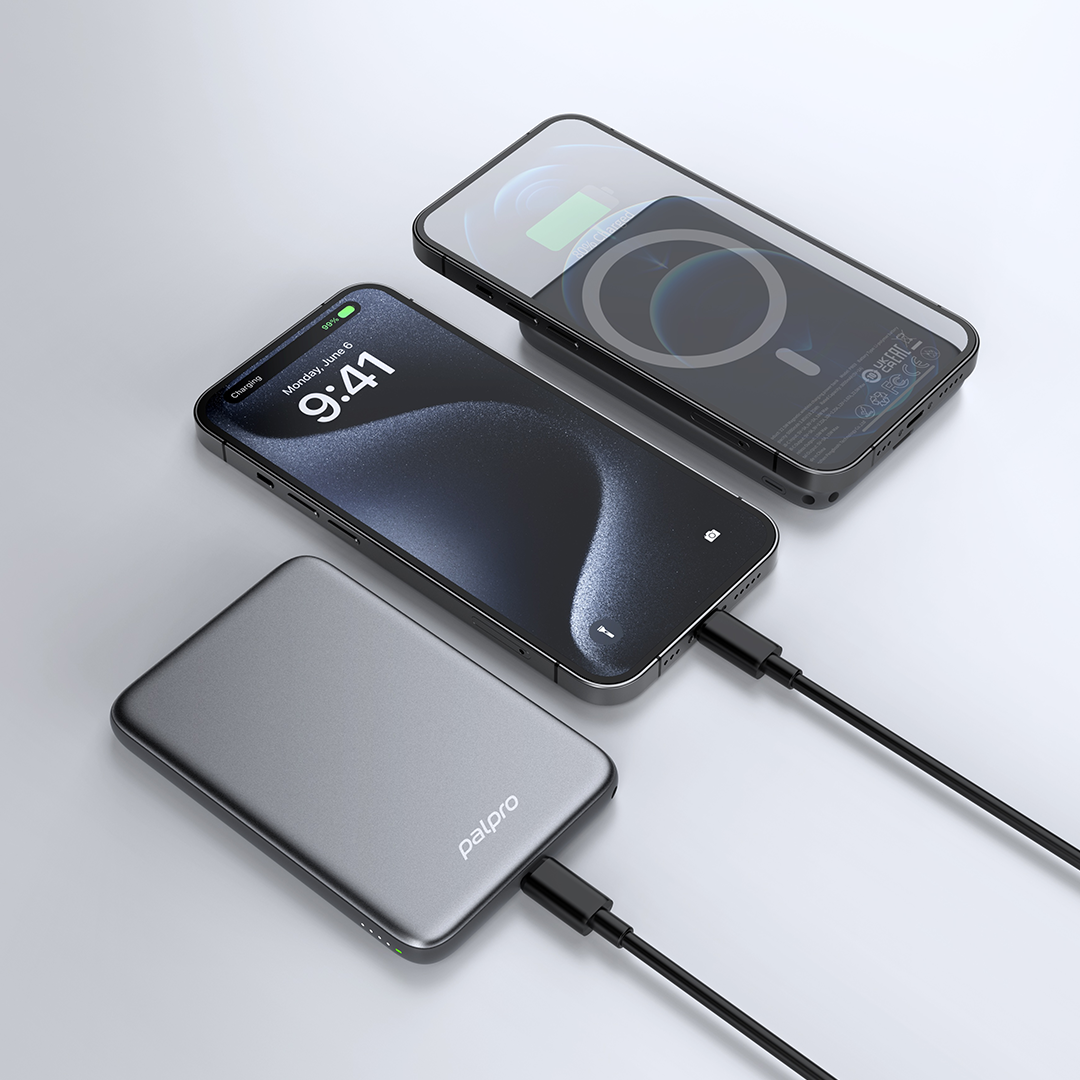 Palpro 5000mAh 22.5W Ultra-Slim MagSafe Charging Power Bank