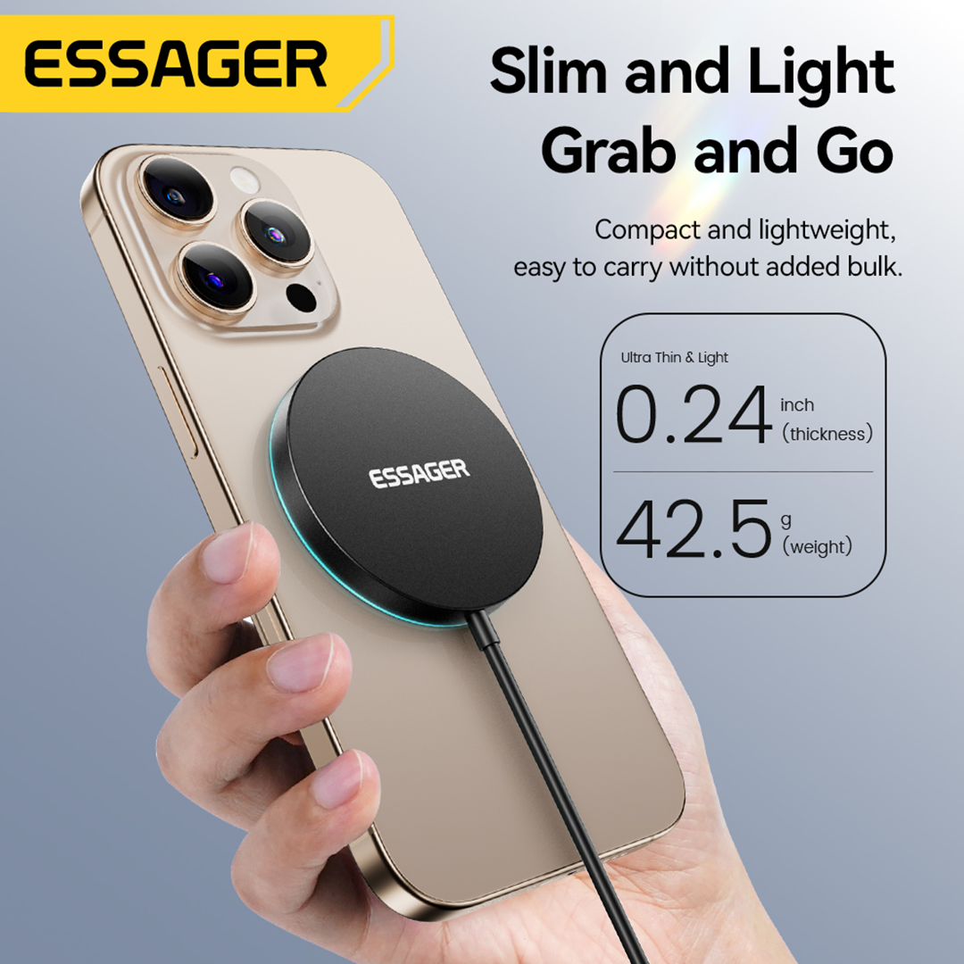 Essager Blue 15W Magnetic Charging Cable (1M)