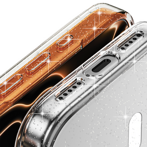 WLONS Transparent Glitter Optical Magnetic Case for iPhone 17 Series