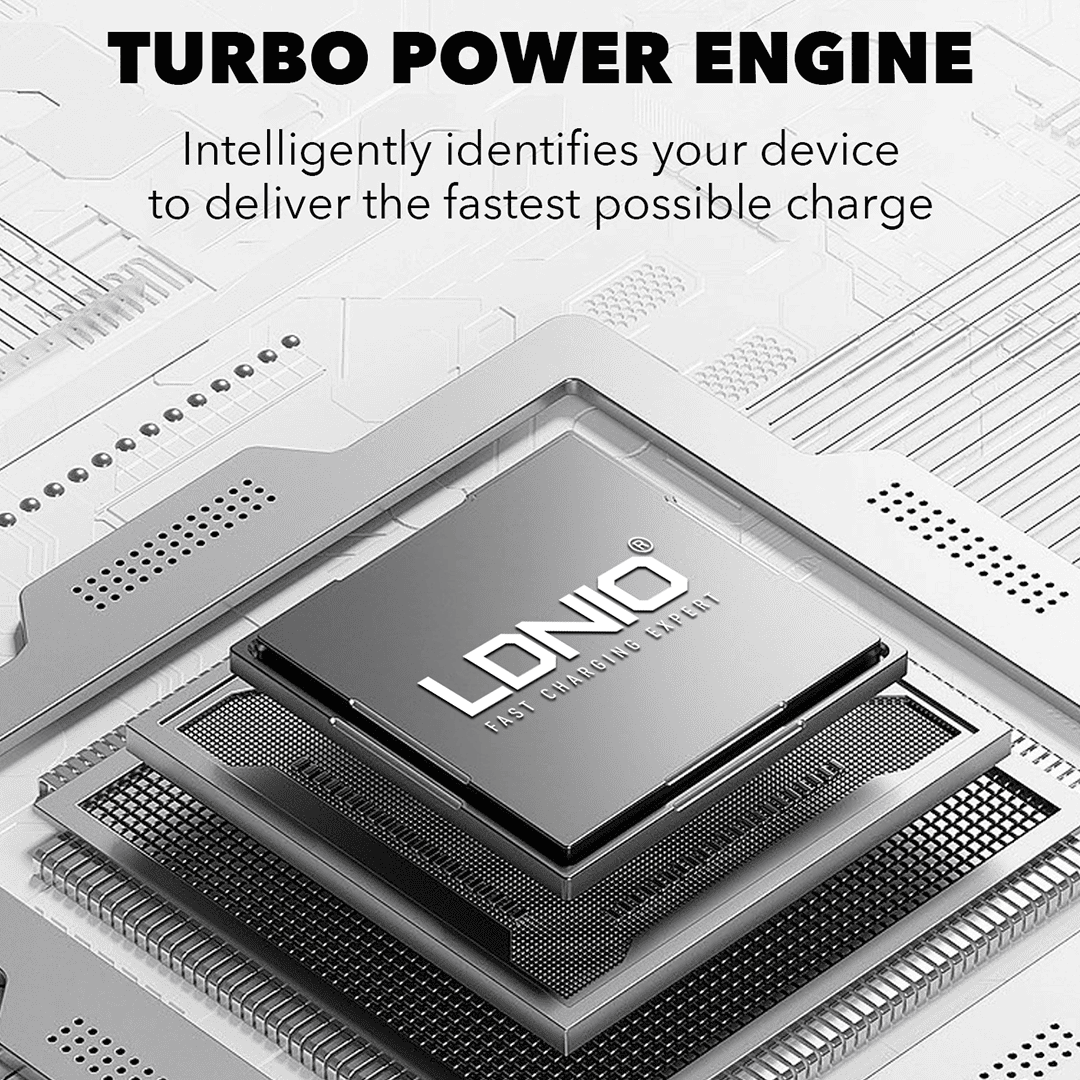 LDNIO 35W Dual USB-C MFI Certified Fast Charger (UK)