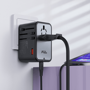 AceFast 75W PD GaN Universal Travel Charging Adapter