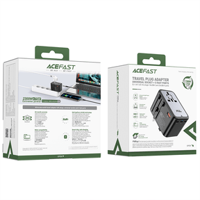 AceFast 75W PD GaN Universal Travel Charging Adapter