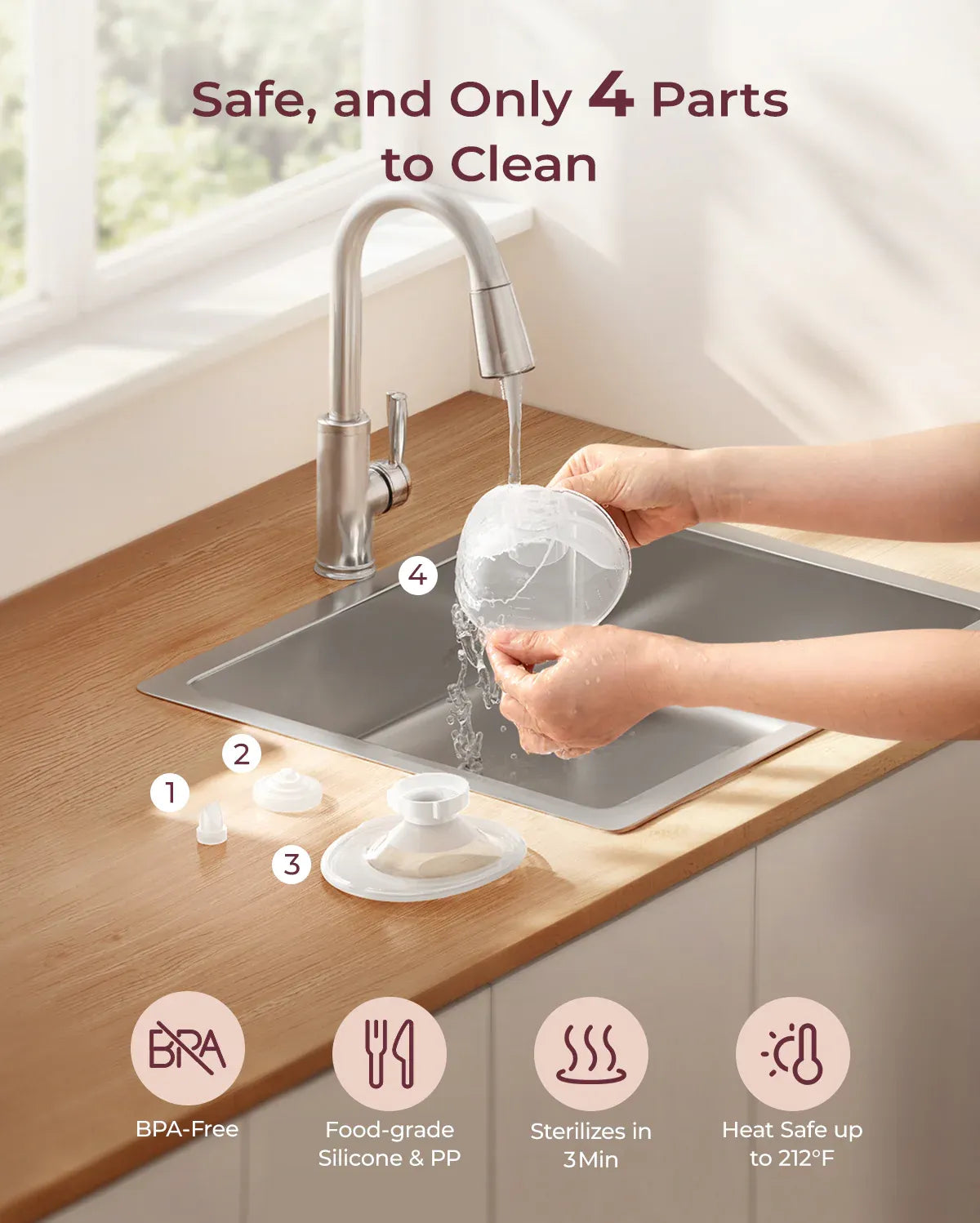 Momcozy M5 Wearable Breast Pump - Double