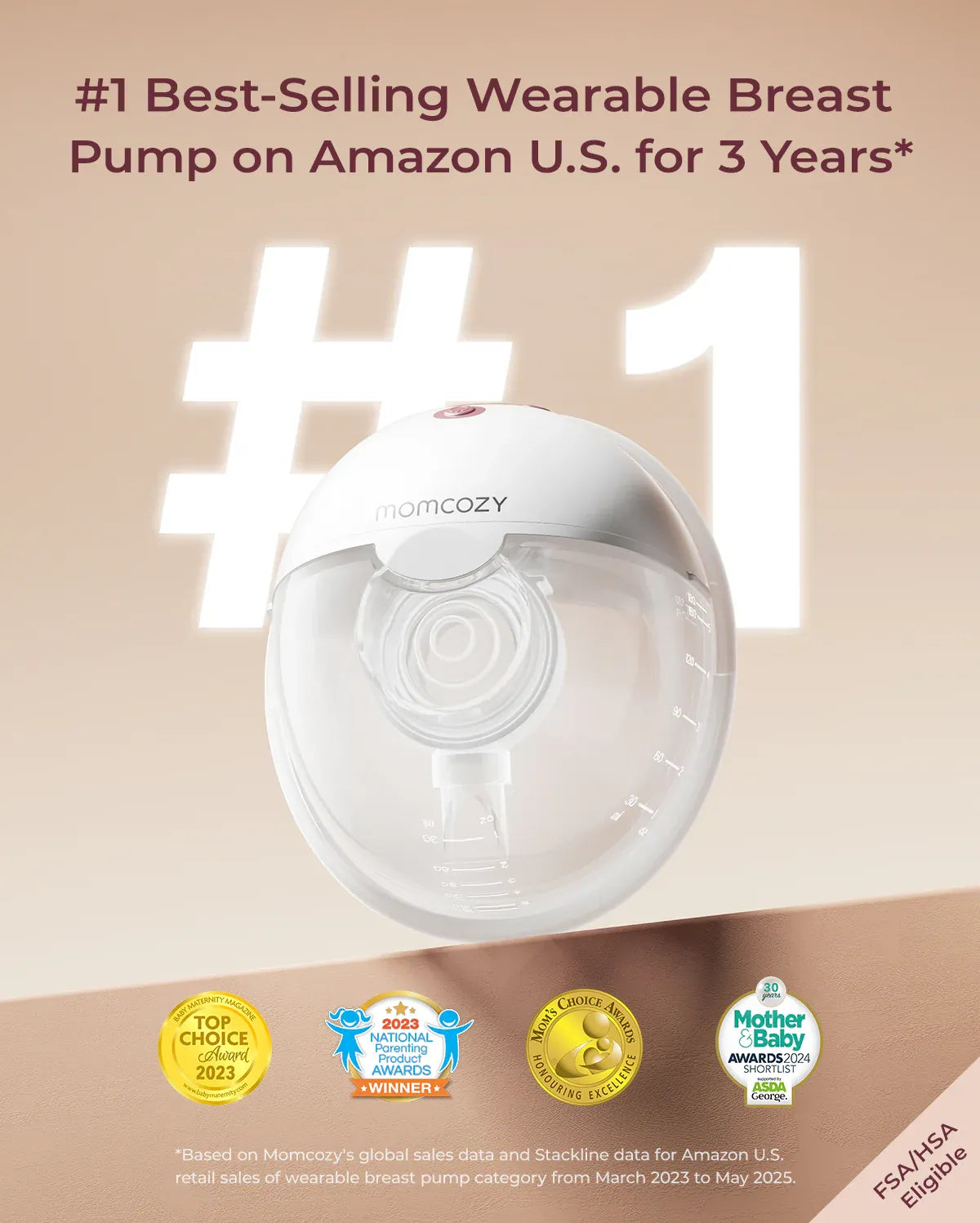 Momcozy M5 Wearable Breast Pump - Double