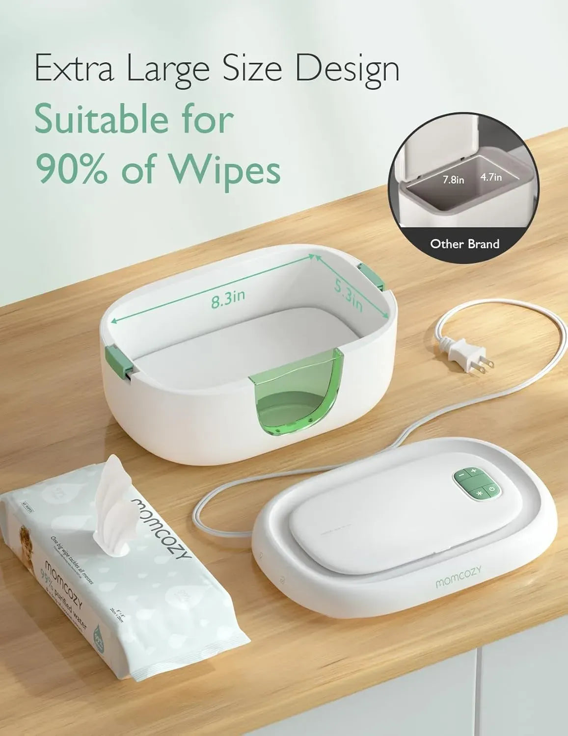 Momcozy Baby Wipe Warmer - Large