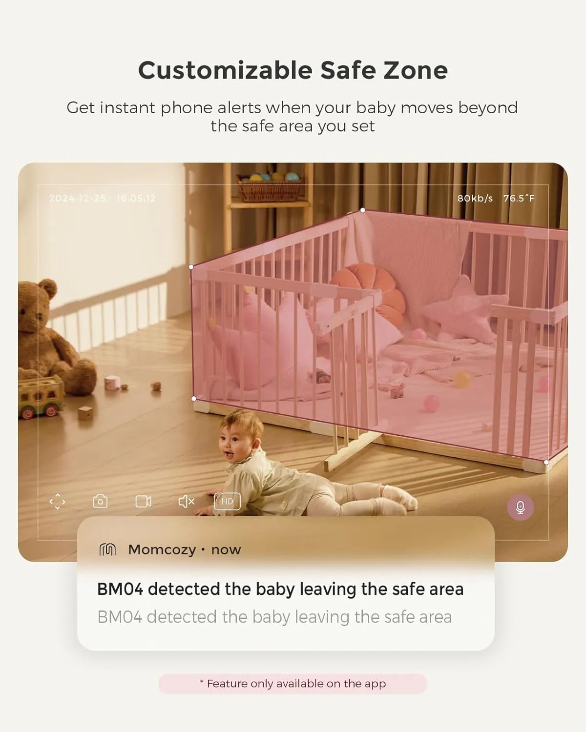 Momcozy 5-Inch Dual-mode Smart Baby Monitor