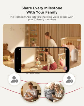 Momcozy 5-Inch Dual-mode Smart Baby Monitor