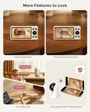 Momcozy 5-Inch Dual-mode Smart Baby Monitor