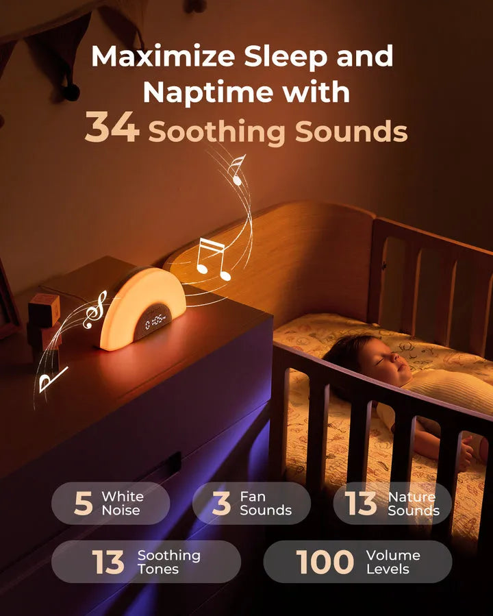 Momcozy DreamSync Tech™ Smart Baby Sound Machine