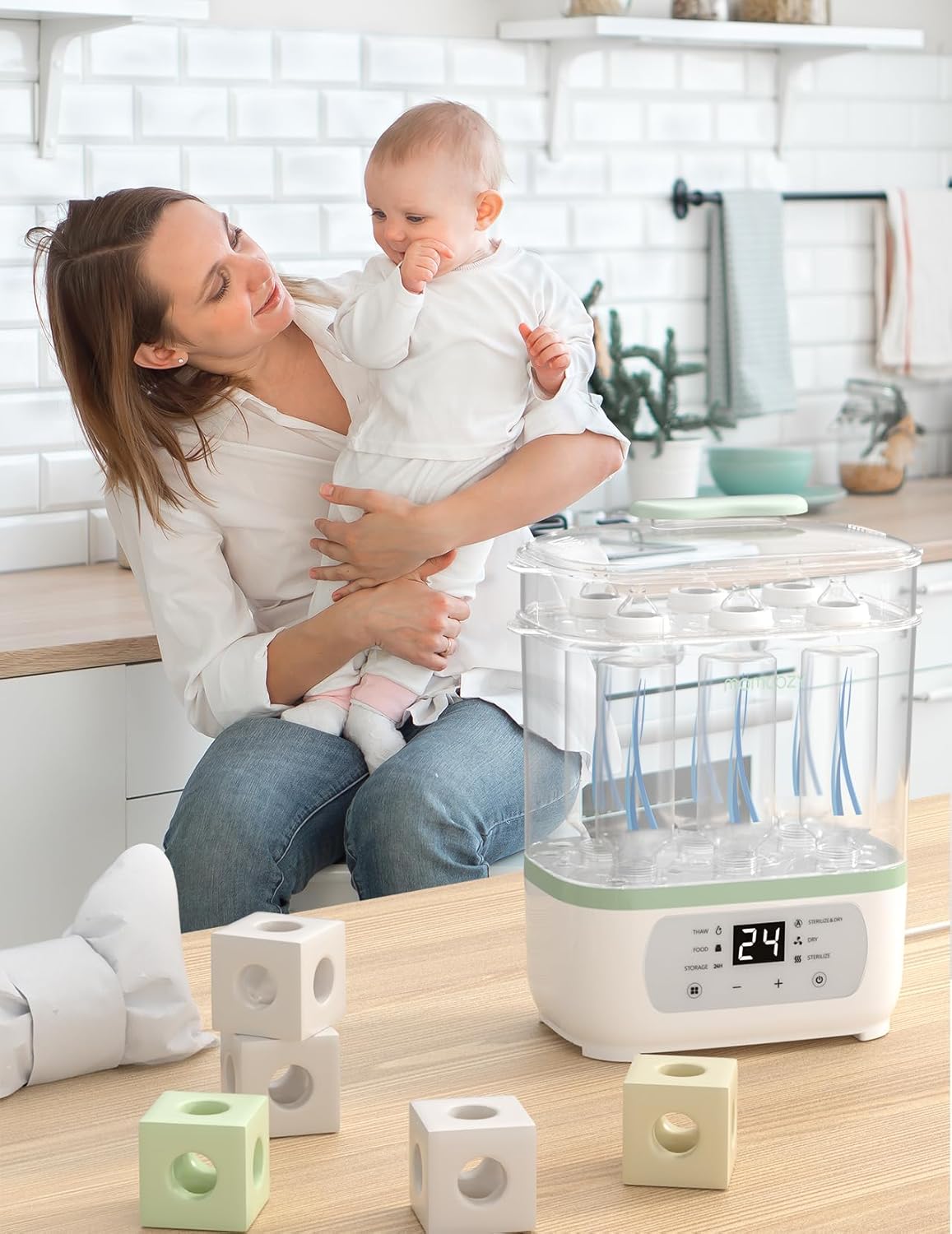 Momcozy 8-in-1 Baby Bottle Steam Sterilizer