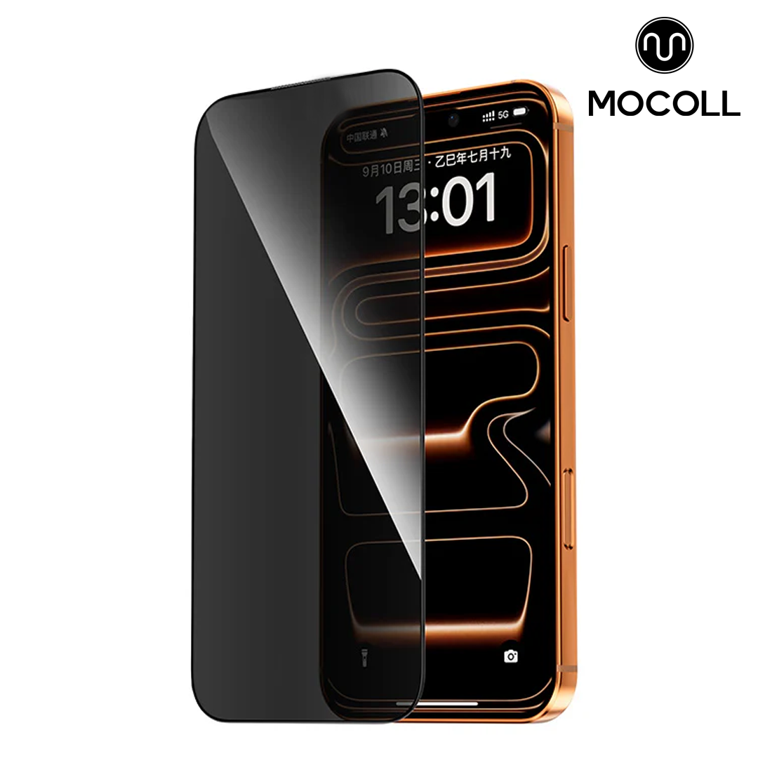 MOCOLL Double Reinforced Privacy Tempered Glass Protector for iPhone 17 Series