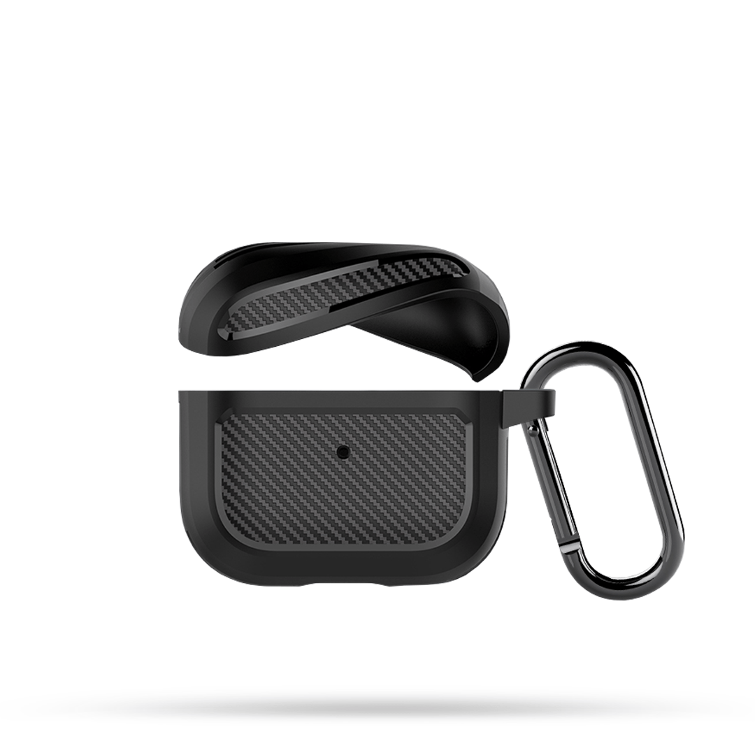 RockRose Virtue Rugged Carbon Fiber Protective Case for AirPods 3