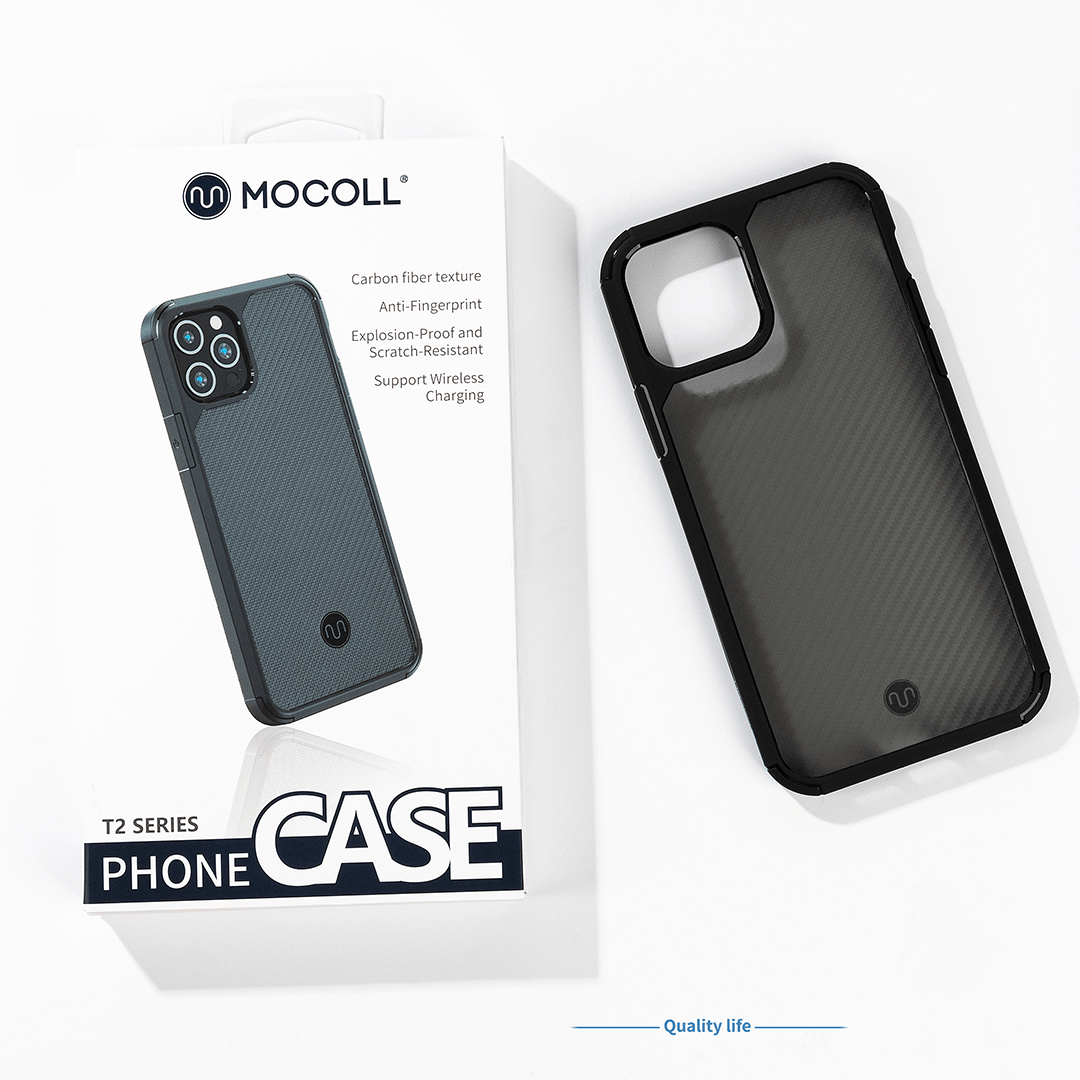 MOCOLL T2 Series Carbon Fiber Case for iPhone 13