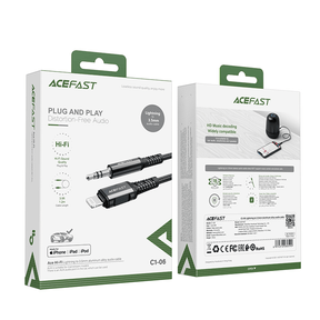 AceFast Lightning to 3.5mm Aluminum Alloy Male Adapter