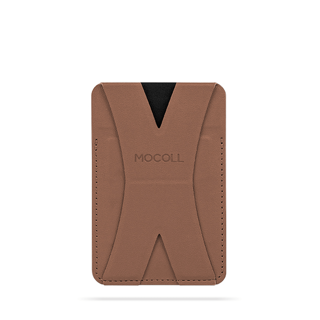 MOCOLL MagSafe Wallet / KickStand - Cigar Brown