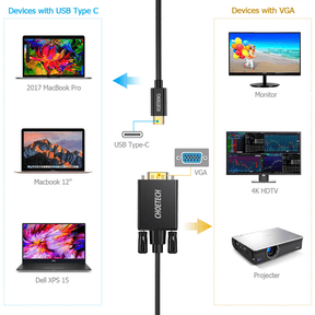 CHOETECH USB-C to VGA Cable