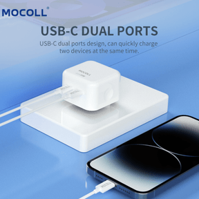 MOCOLL ALFA Series USB-C 35W Dual PD GaN Fast Charger
