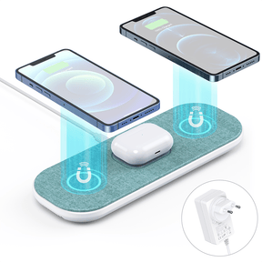 CHOETECH 3-in-1 MagSafe Triple Coil Fast Wireless Charger
