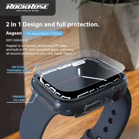 RockRose Aegean Full-Coverage Protective Case for Apple Watch 7 45MM