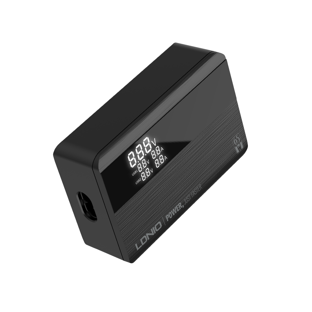 LDNIO 65W Desktop Charger with LED Display