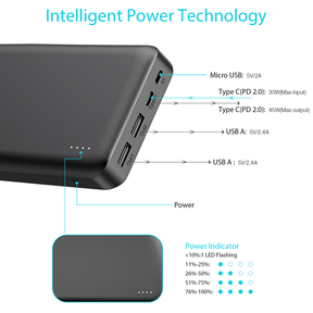 CHOETECH 20000mAh USB-C PD 45W PowerBank