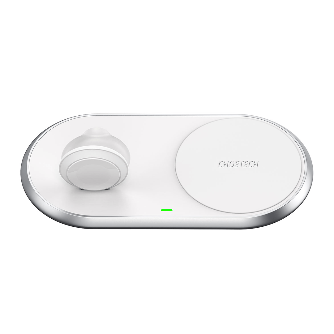 CHOETECH 10W 2 in 1 Dual Wireless Charger Pad & Apple Watch