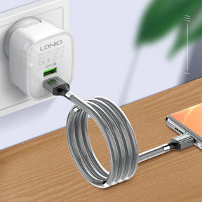 LDNIO Foldable Magnetic Absorption Cable