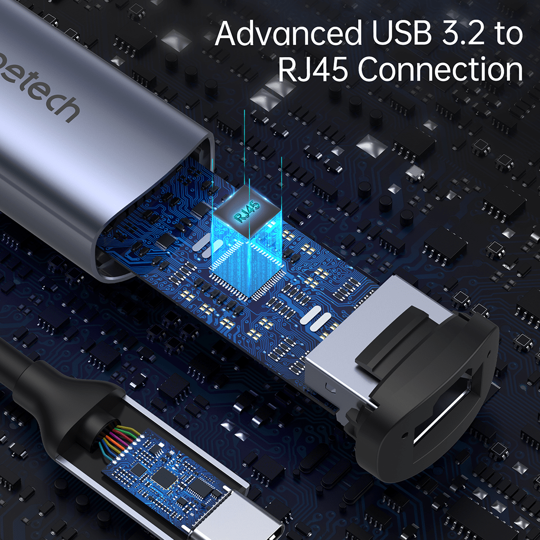 CHOETECH USB-C to Gigabit 2.5G Ethernet Adapter