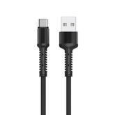 LDNIO Aluminum Alloy Kevlar USB-C to USB-A Cable (2M)
